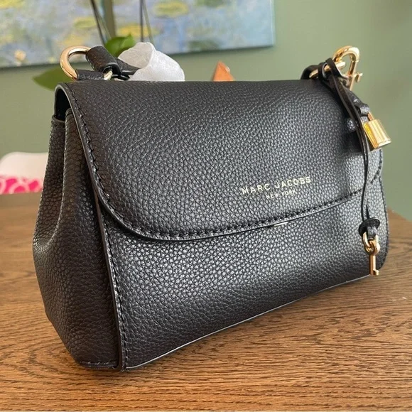 NWT! New! Marc Jacobs Boho Grind Shoulder Bag - Black - Picture 4 of 16